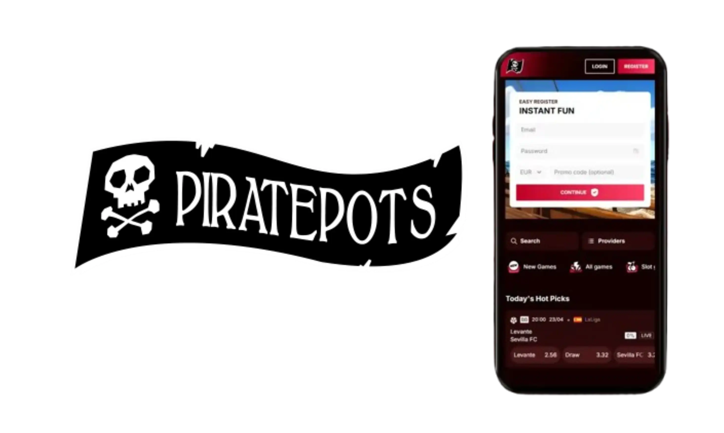 Piratepots Casino App Screenshot